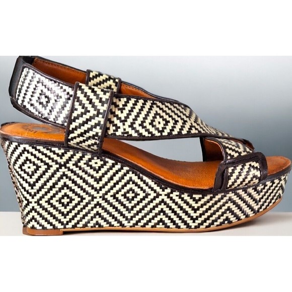 LUCKY BRAND Womens LK-KOKO Gun Metal Bomarzo Platform Sandals Shoes 9 M New - Picture 8 of 16